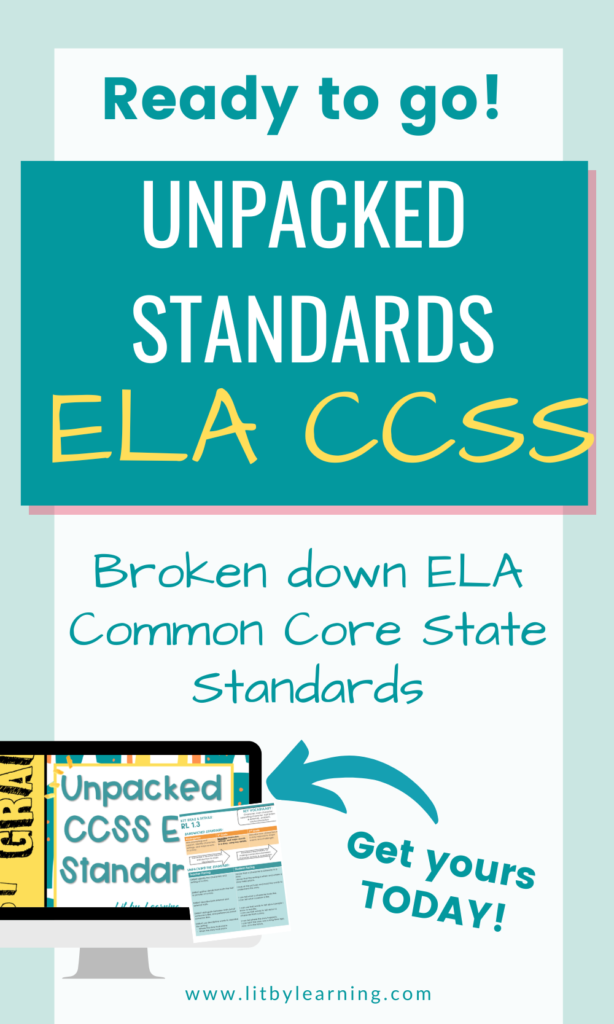unpacking CCSS standards for ELA