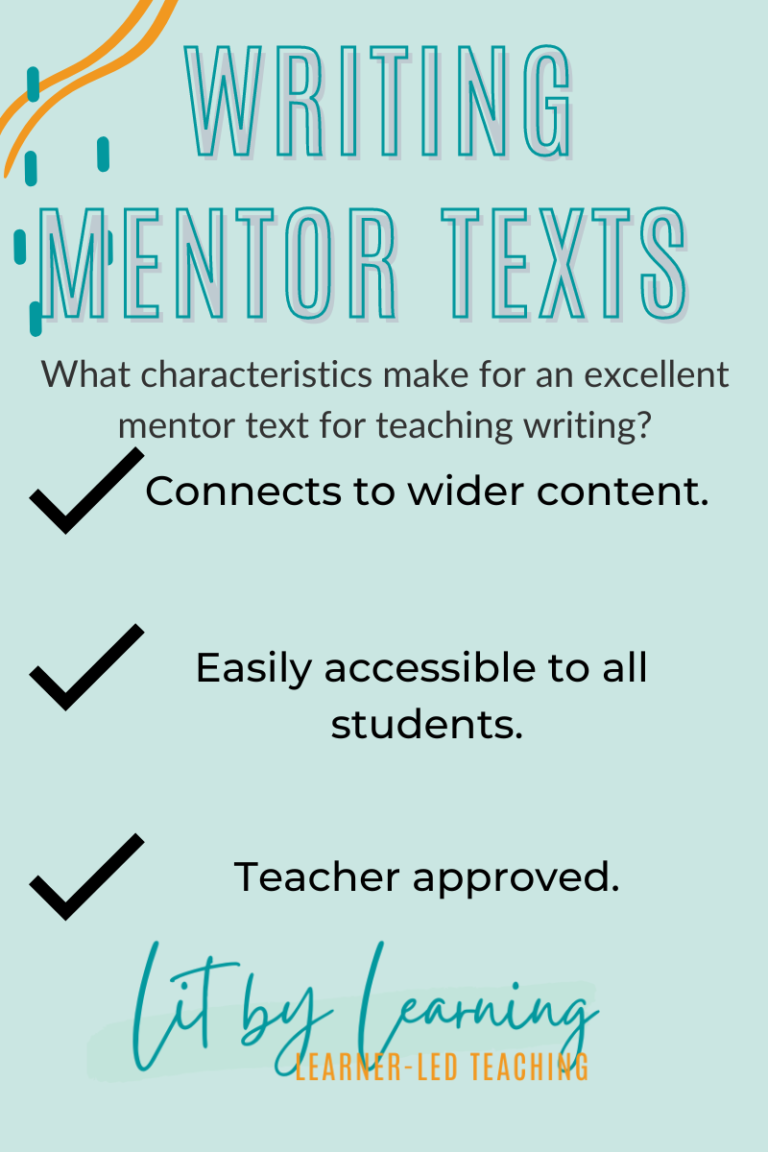 creative writing mentor text