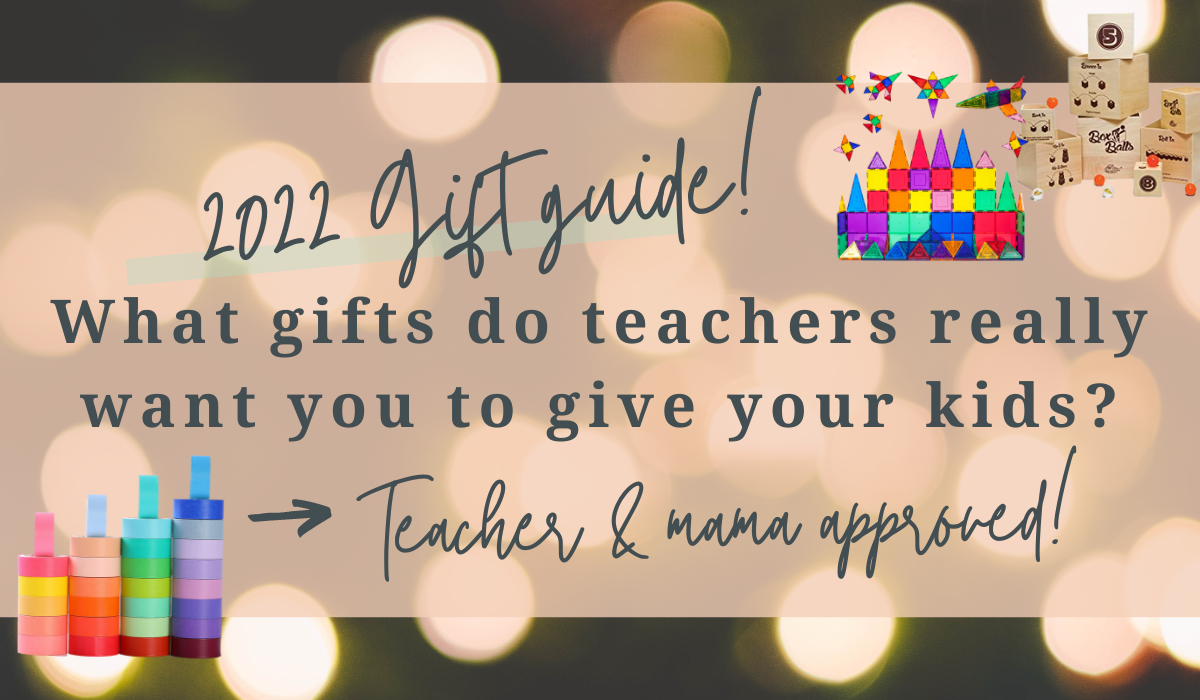 What gifts do teachers really want you to give your elementary loved ones this year?