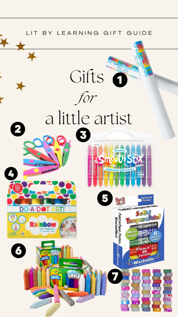 What gift do teachers really want you to give your little artist? These gift ideas will encourage your little one's creativity!