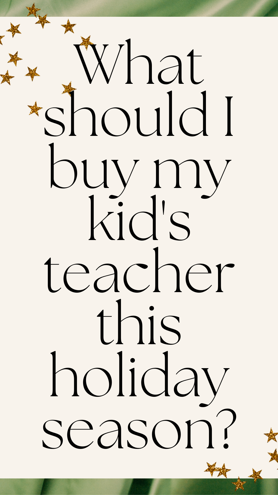 What Gifts Do Teachers Like To Receive