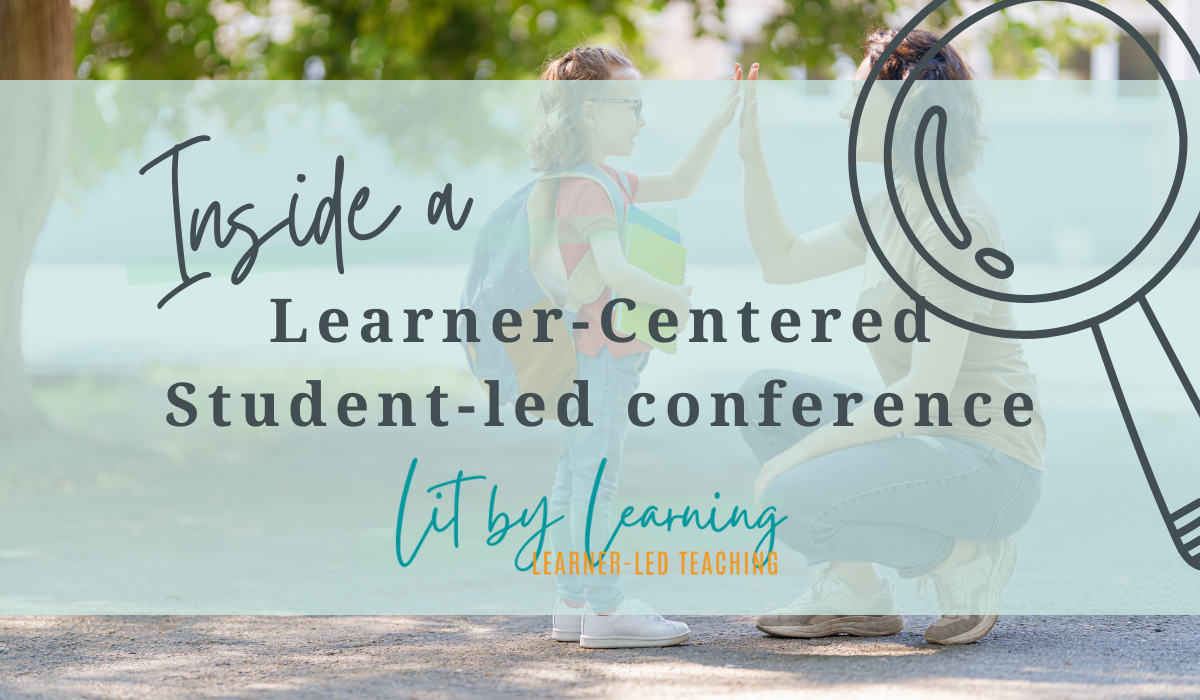Learner-centered student-led conferences for elementary students!