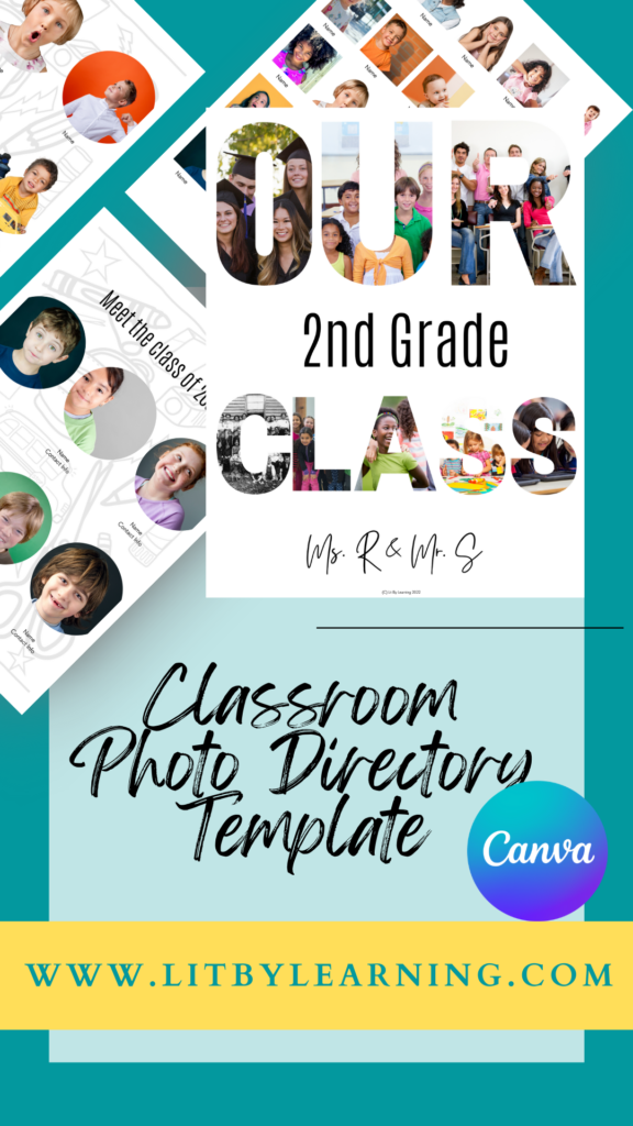Establish school to home connections using this DIY Classroom Photo Directory template!