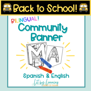 This first of 5 bilingual activities for students is perfect for those first days back to school!
