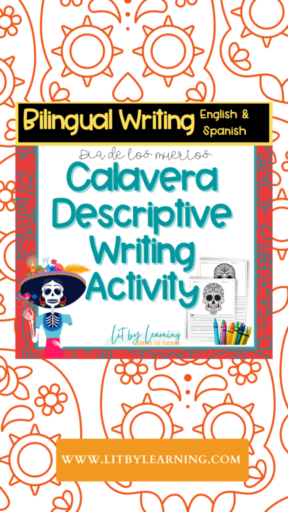 This Calavera Descriptive Writing Activity is perfect for your classroom's celebration of day of the dead!