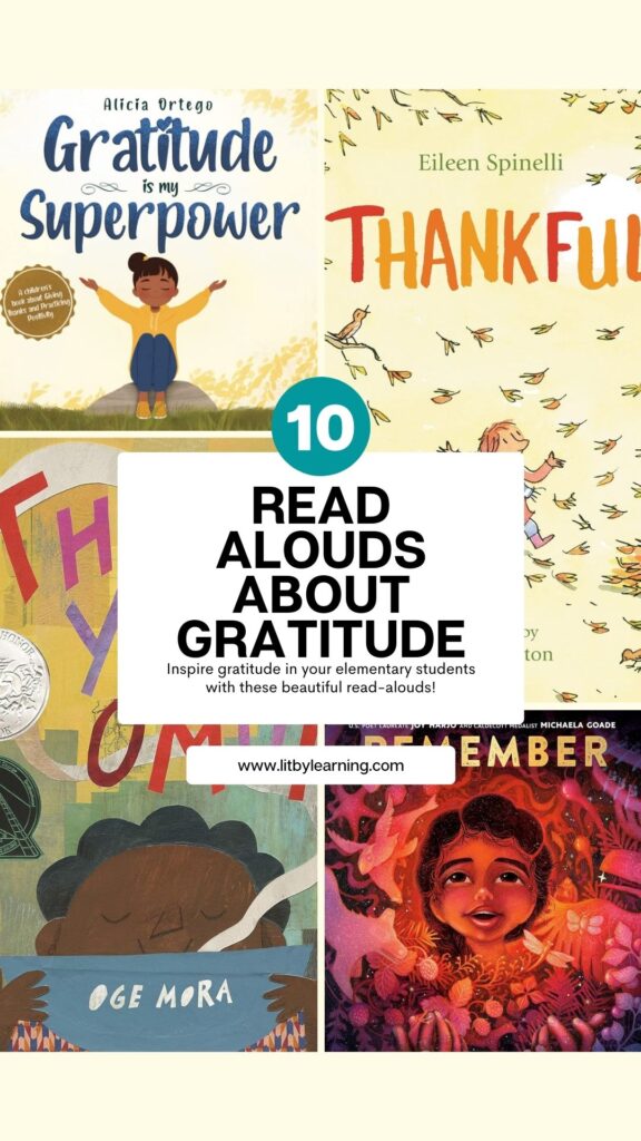 These read alouds about gratitude are just right for your elementary classroom!
